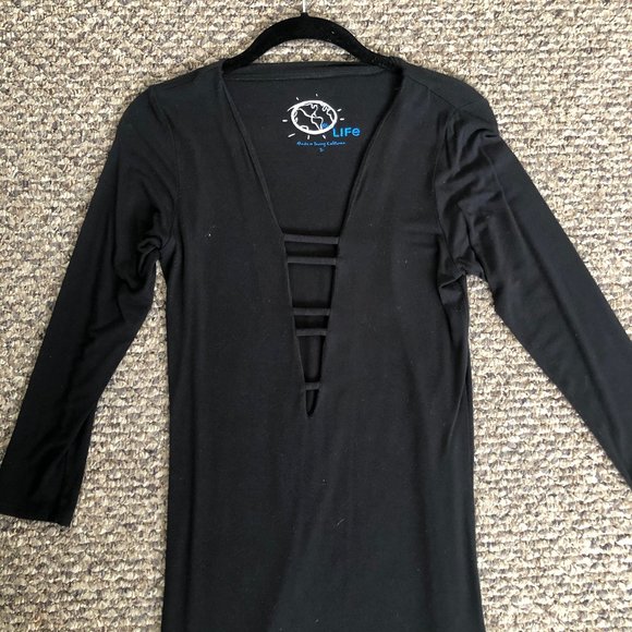 Blue Life Bodycon Dress - Picture 4 of 4